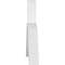 Ekena Millwork Archdale Architectural Grade PVC Gable Bracket, 84"W x 14"H x 2"D x 4"F, 4/12 Pitch GBP084X14X0204ARC00 - alternate 4